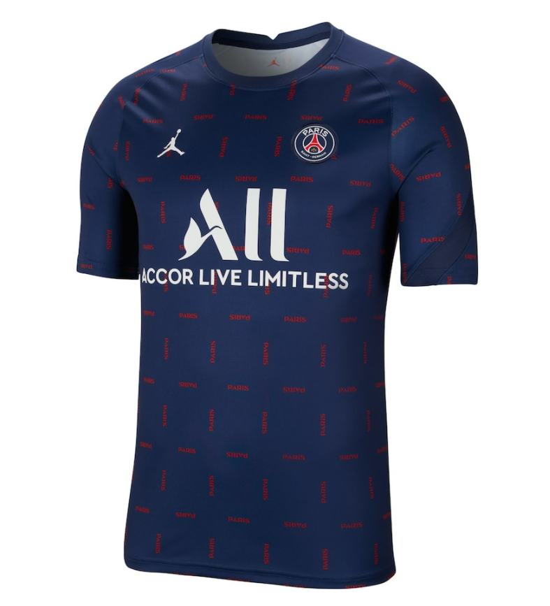 2021/22 PSG x Jordan Navy Training Shirt